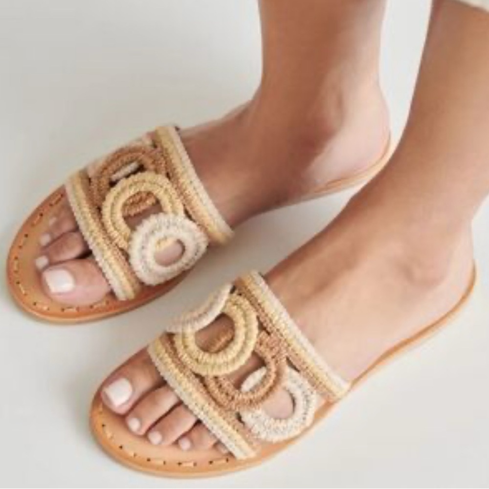 Dolce vita Women's Tan and Cream Sandals
NWT